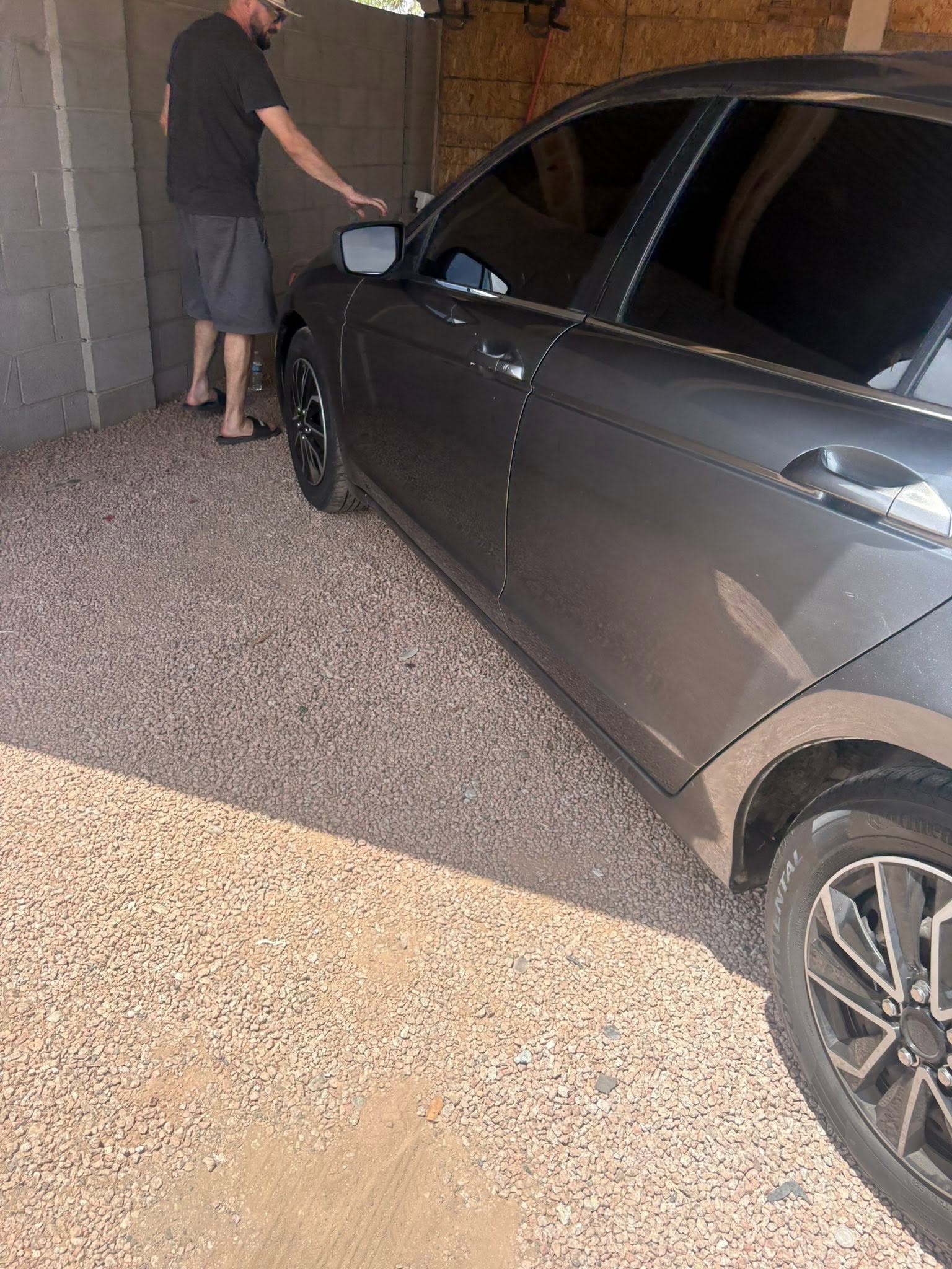 Mobile detailing at a customer's location